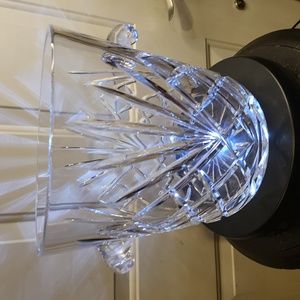 Antique French Cut Crystal Glass Magnum Ice Bucket 9 1/4"